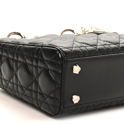 Christian Dior Lambskin Cannage Small My ABCDior Lady Dior Black 9 of 10
