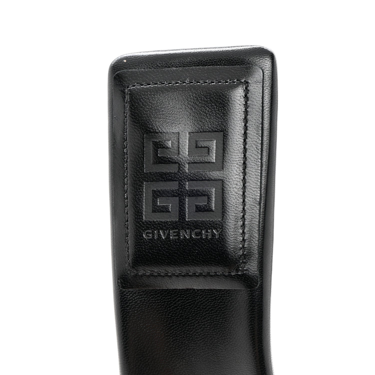 Givenchy Woven Lambskin G Chain 50mm Kitten Heel Sandals 38.5 Black 6 of 11