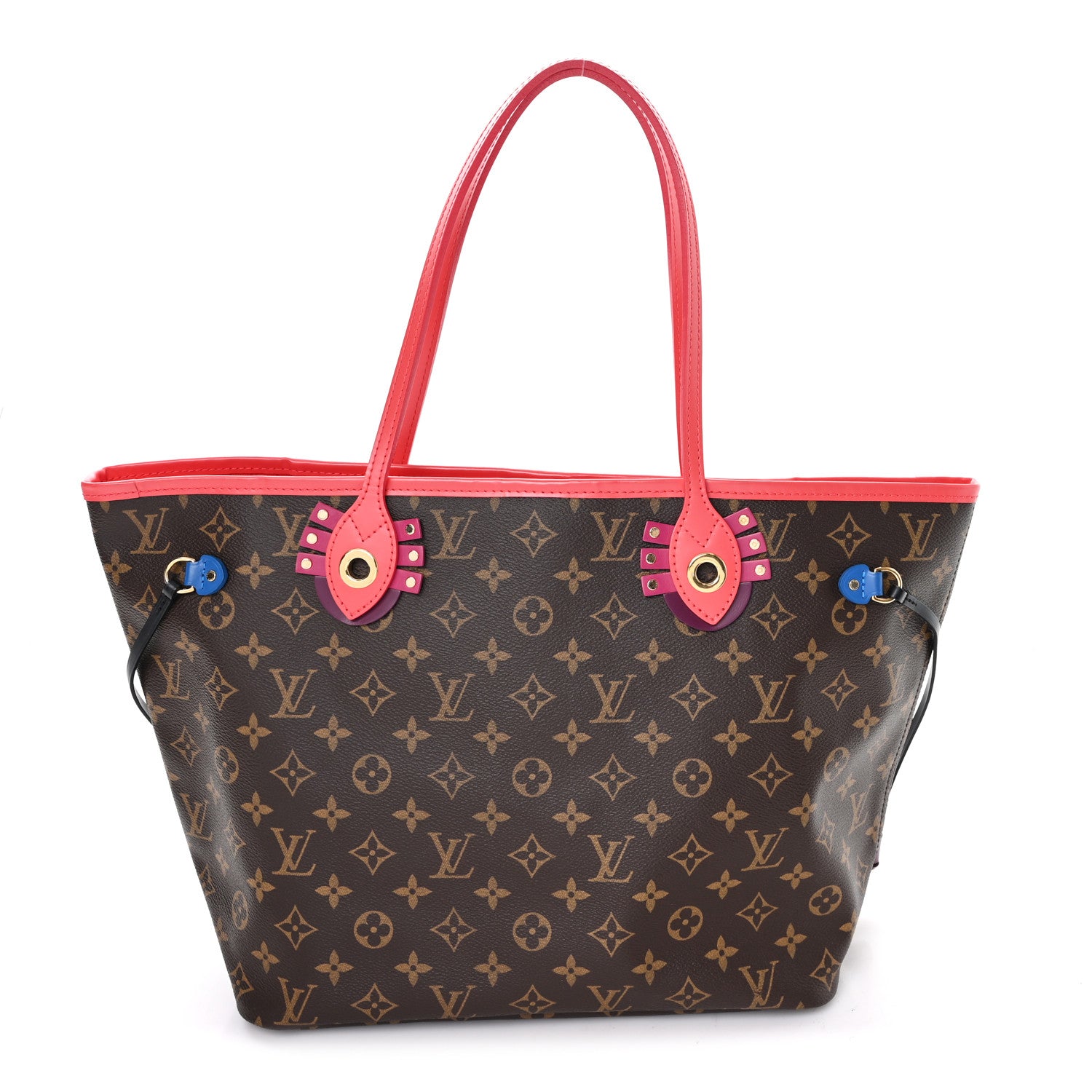 Louis Vuitton Monogram Totem Neo Neverfull MM Flamingo 1 of 10