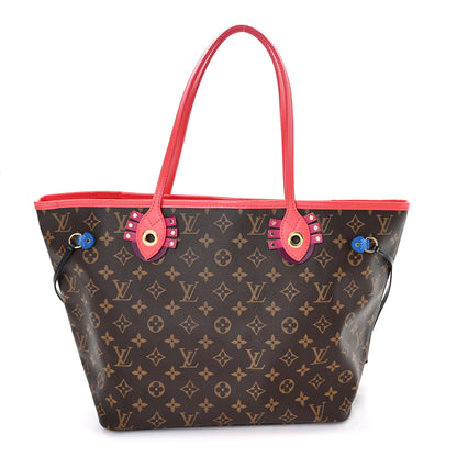 Louis Vuitton Monogram Totem Neo Neverfull MM Flamingo 1 of 10
