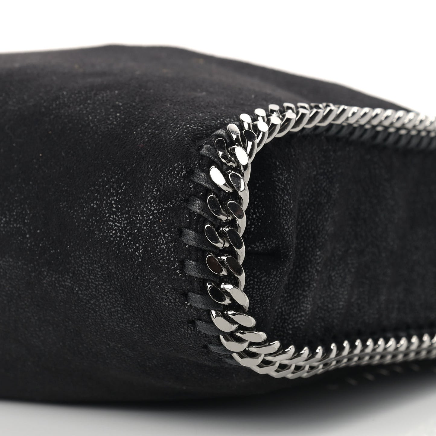 Shaggy Deer Falabella Fold Over Tote Black