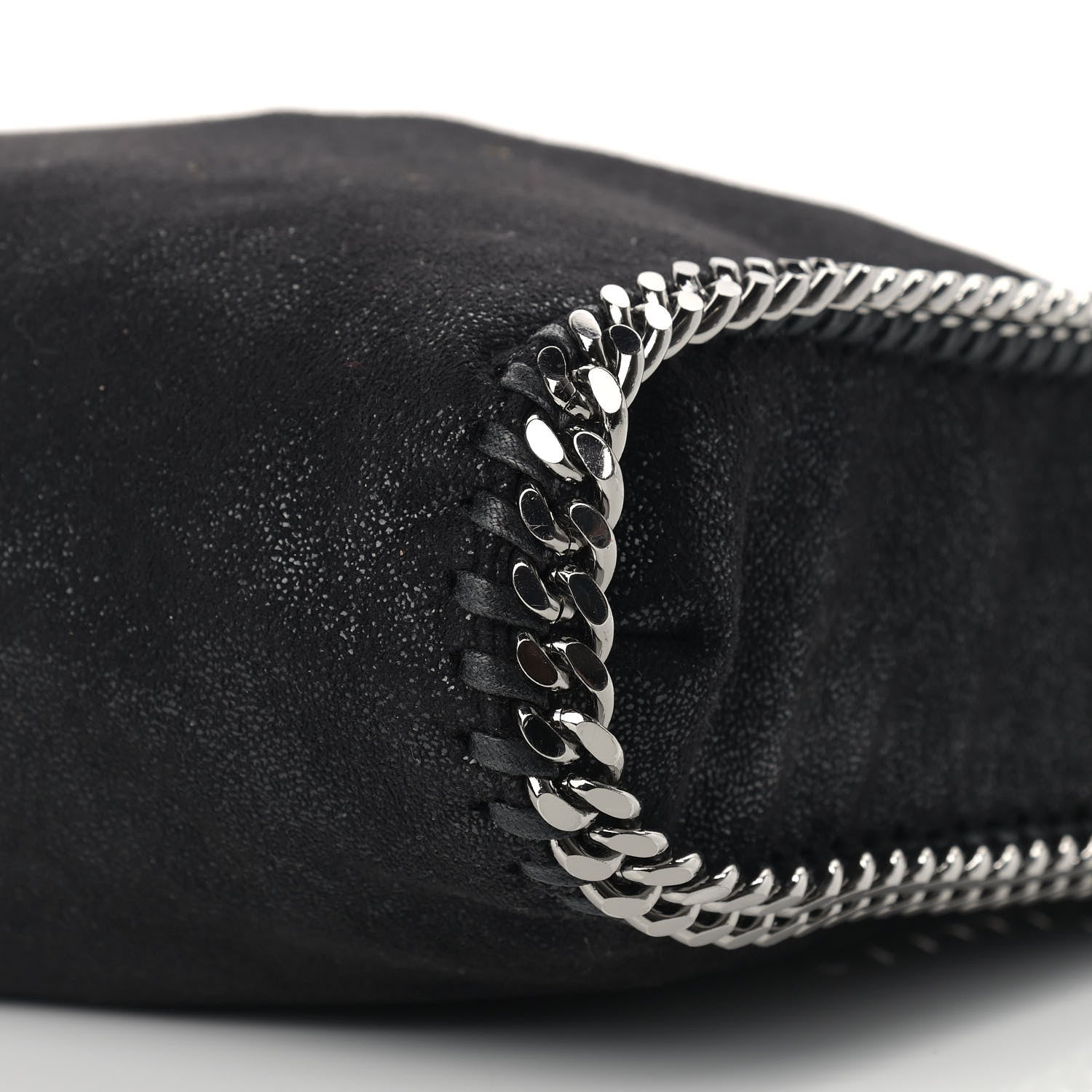 Stella McCartney Shaggy Deer Falabella Fold Over Tote Black 8 of 8