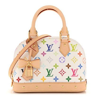 Louis Vuitton LV x TM Monogram Multicolor Alma BB White 1 of 10