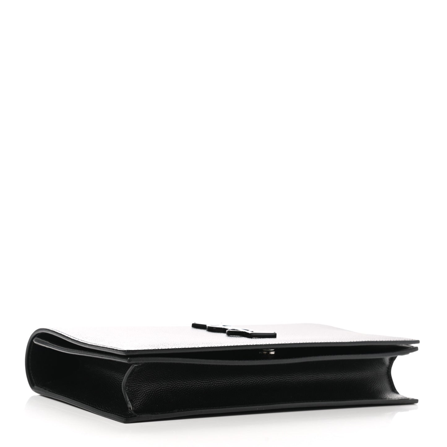 Grain De Poudre Classic Monogram Kate Clutch Black