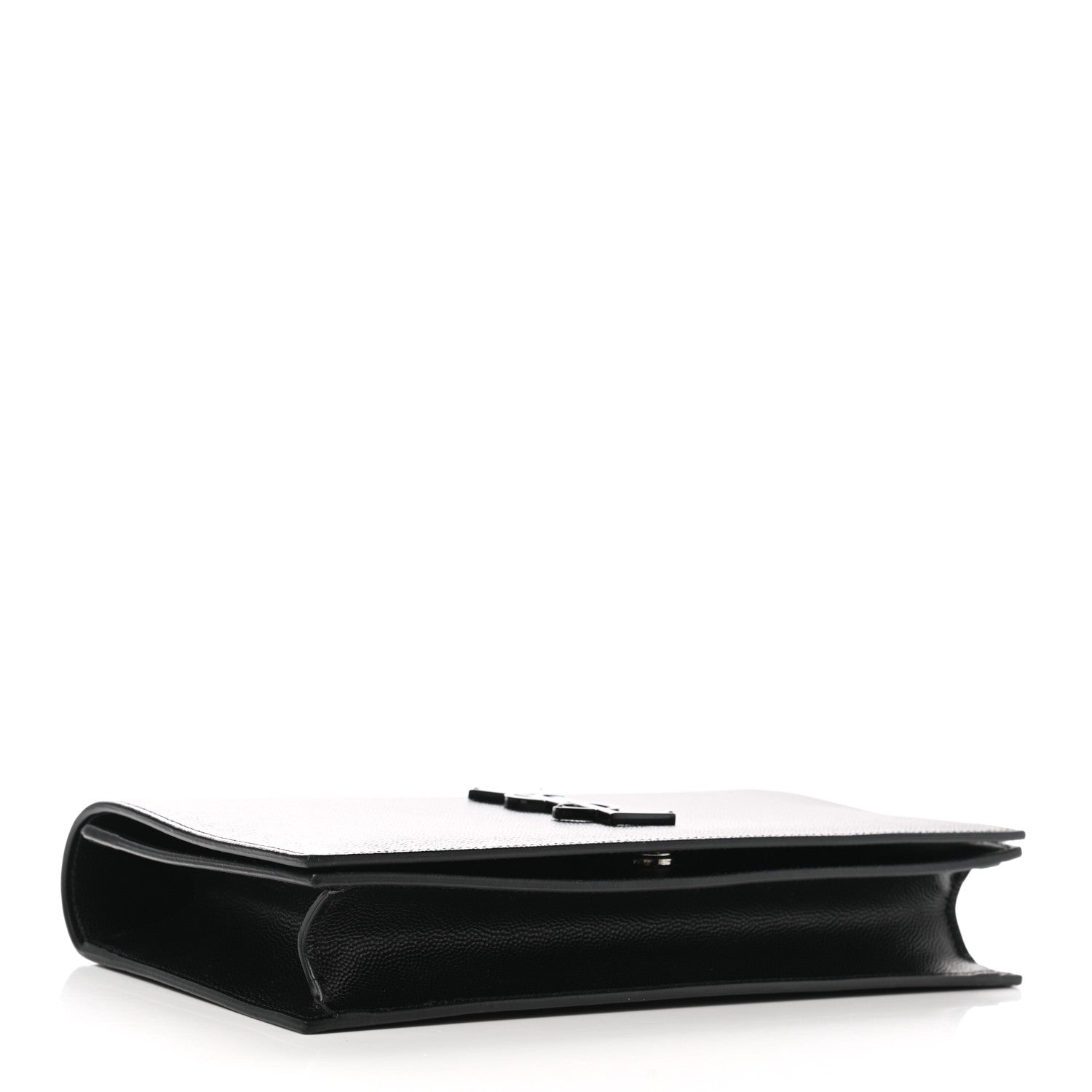 Saint Laurent Grain De Poudre Classic Monogram Kate Clutch Black 5 of 9