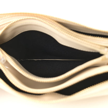 Celine Lambskin Small Trio Crossbody Bag Cream 5 of 11