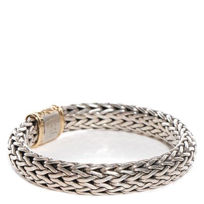 John Hardy Sterling Silver 14k Gold Classic Chain Bracelet Small 3 of 5