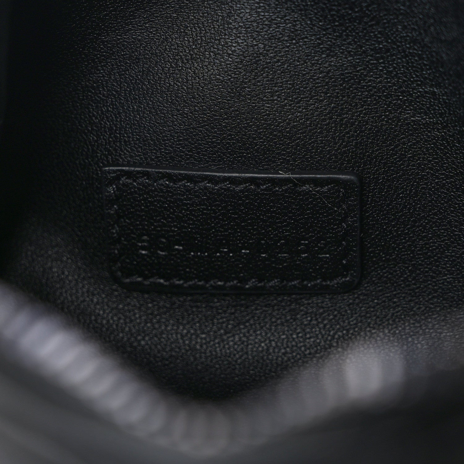 Christian Dior Calfskin Macrocannage Small Diortravel Nomad Pouch Black 7 of 7