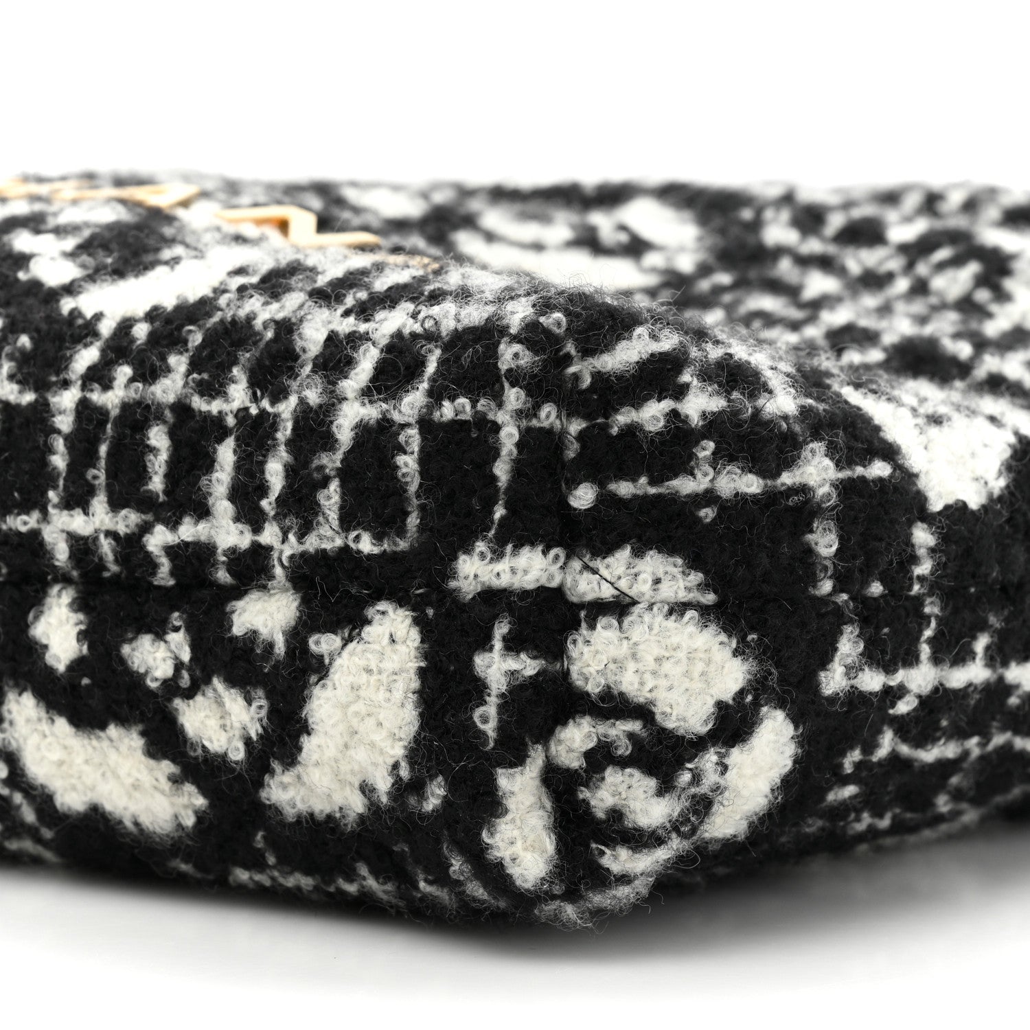 Chanel Cashmere Mini Chanel 22 Black White 8 of 10