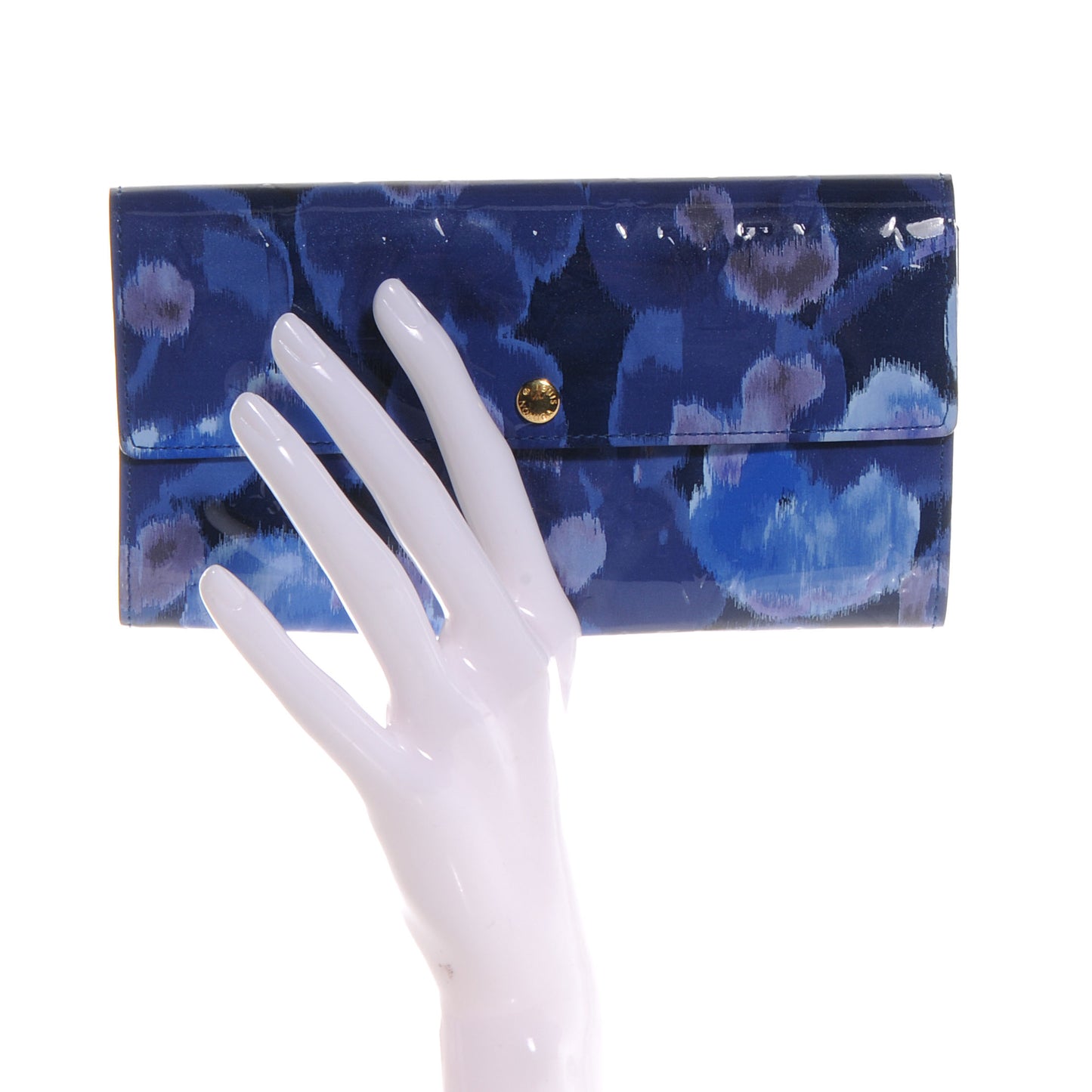 Vernis Ikat Sarah Wallet Grand Blue