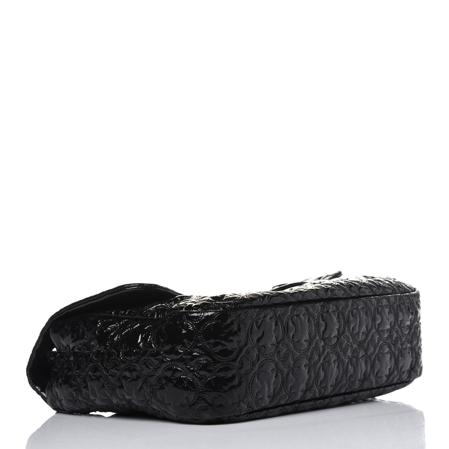Chanel Vinyl Rock In Moscow Single Flap Black 5 of 12