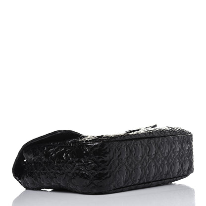 Chanel Vinyl Rock In Moscow Single Flap Black 5 of 12