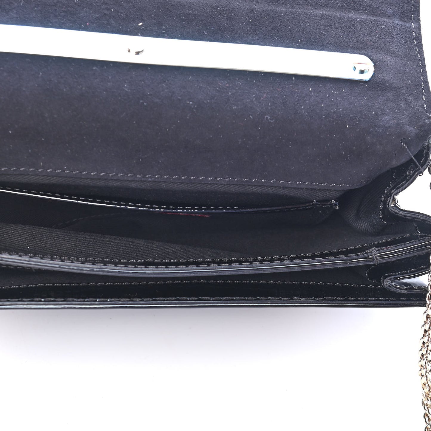 Patent Va Va Voom Shoulder Bag Black