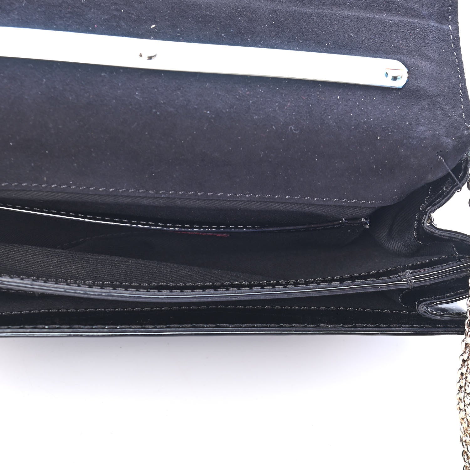 Valentino Garavani Patent Va Va Voom Shoulder Bag Black 5 of 9