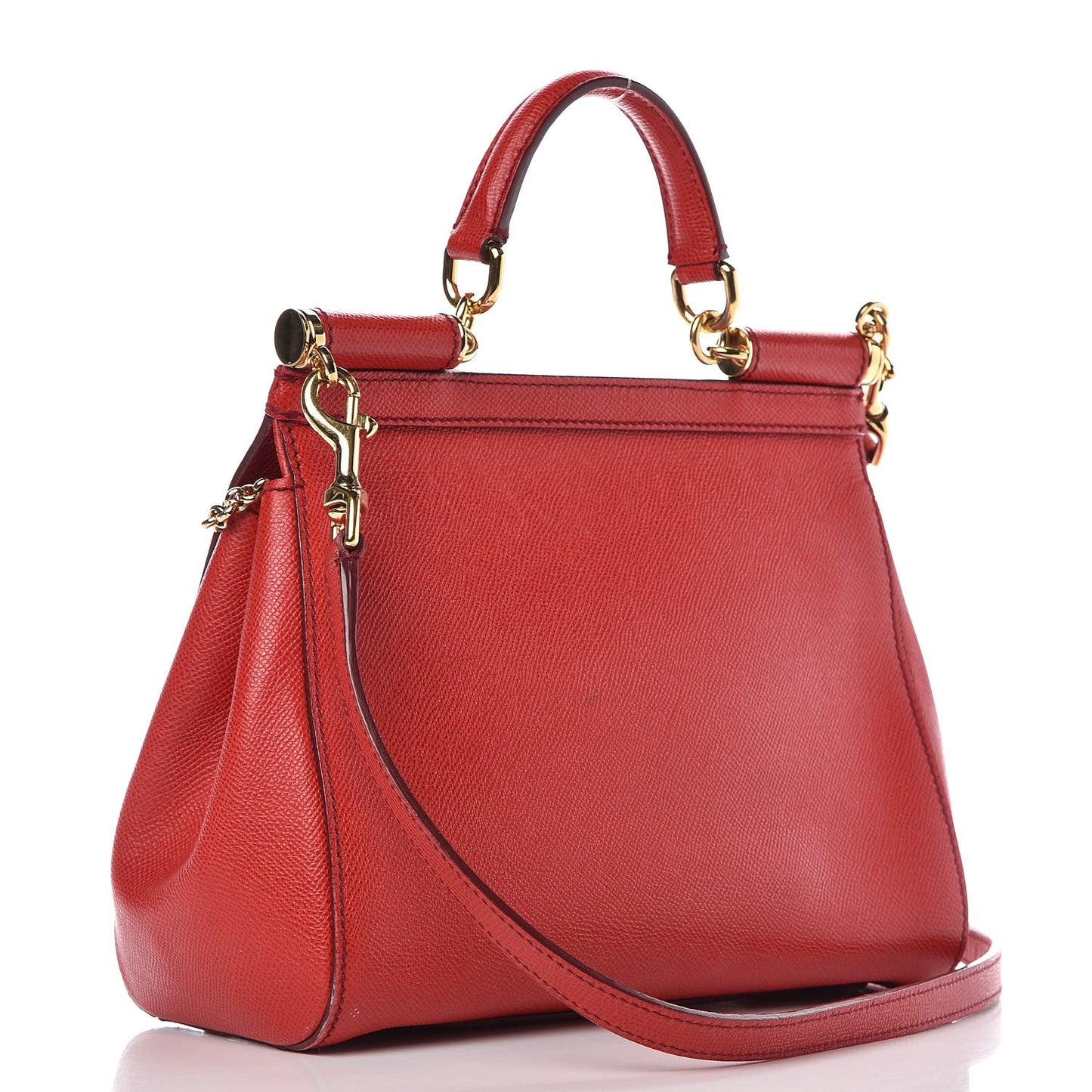 Dauphine Medium Miss Sicily Satchel Red