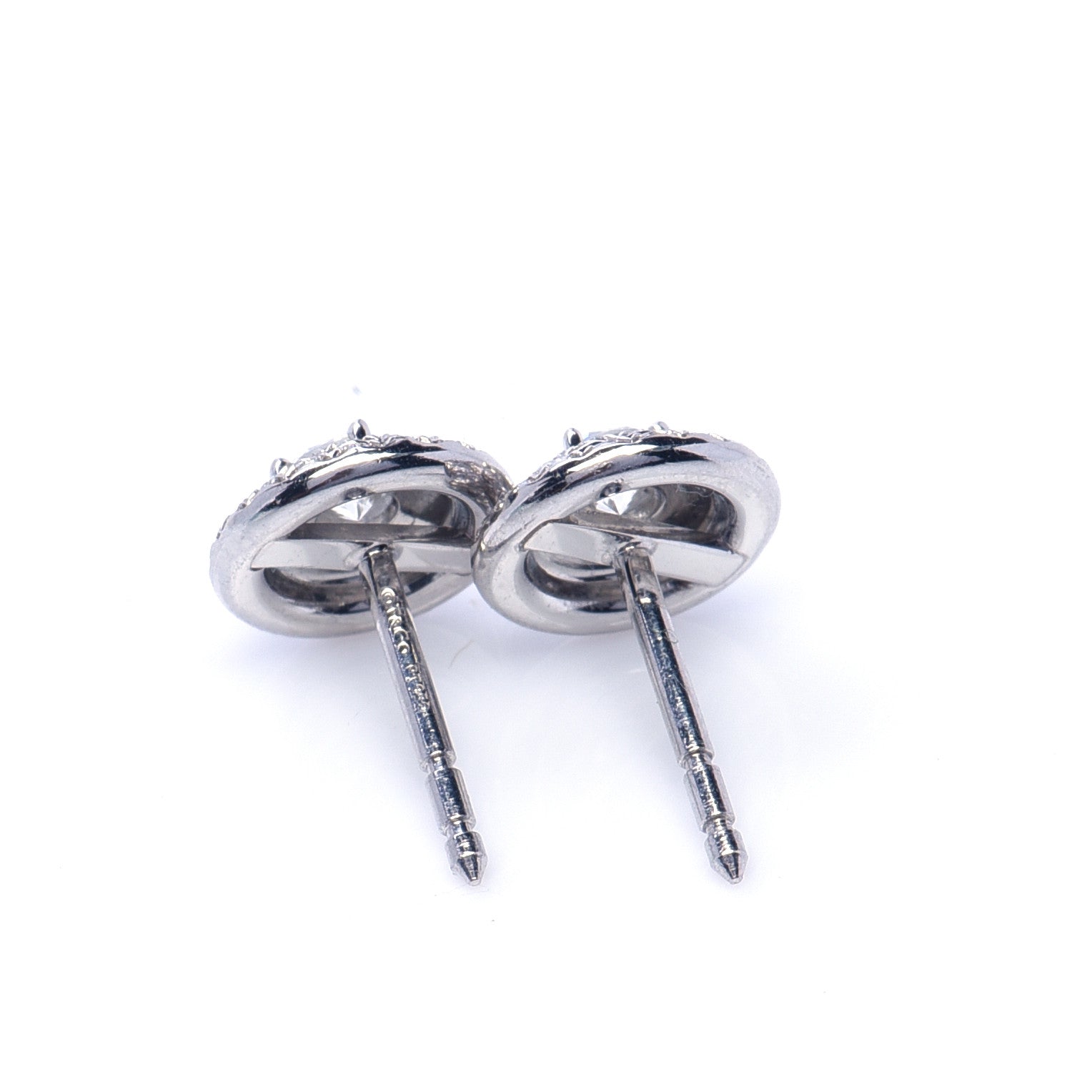 Tiffany Platinum Diamond .60ctw Soleste Earrings 3 of 6