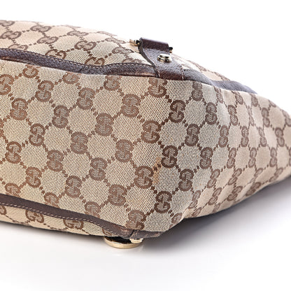 Gucci Monogram Abbey Small Tote Dark Brown 9 of 13