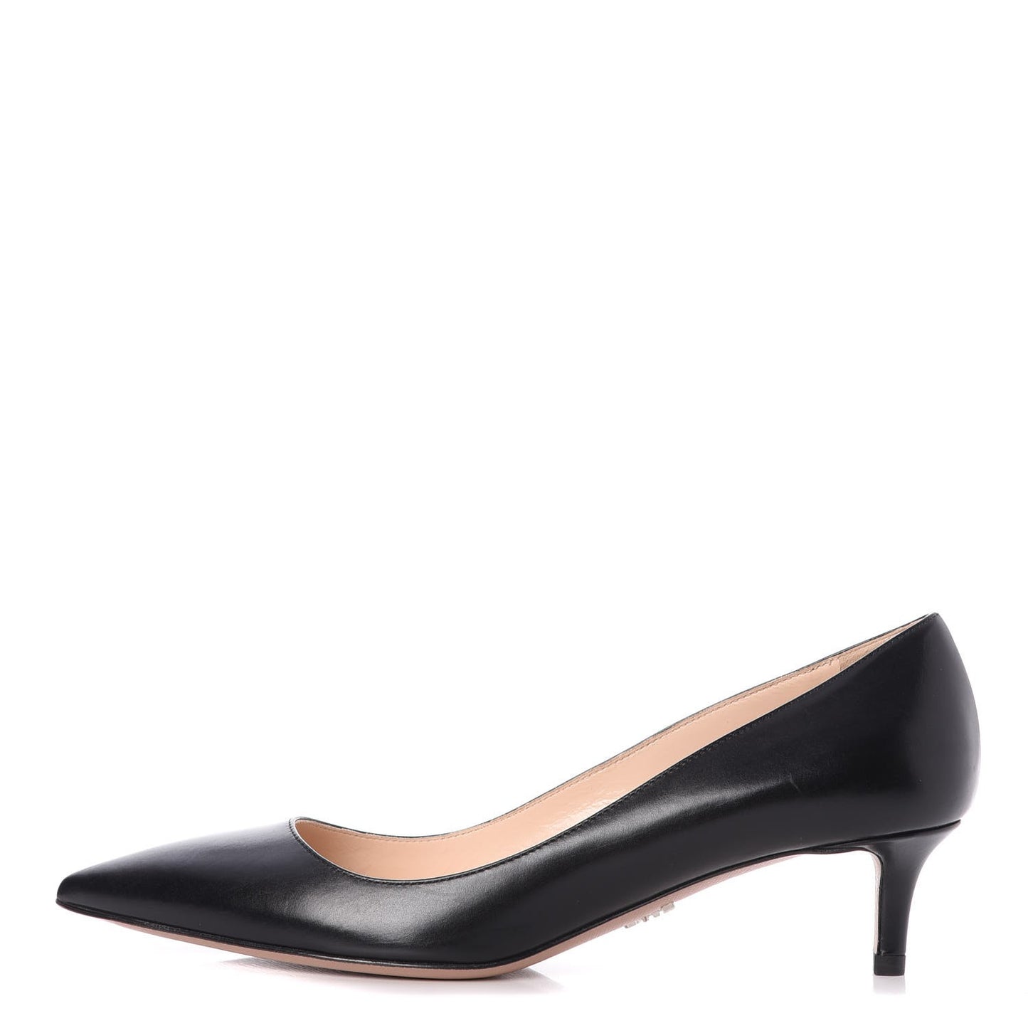 Vitello Kitten Heels Pumps 36 Black