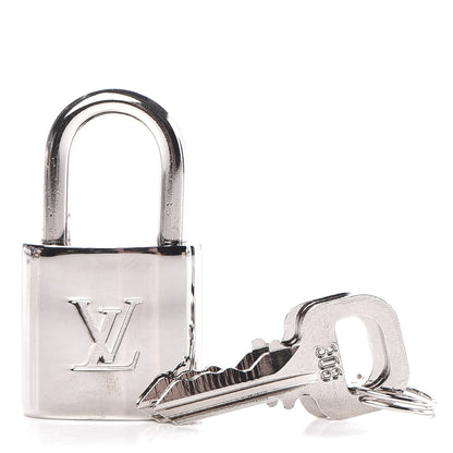 Louis Vuitton Polished Silver Lock and Key Set 1 of 8