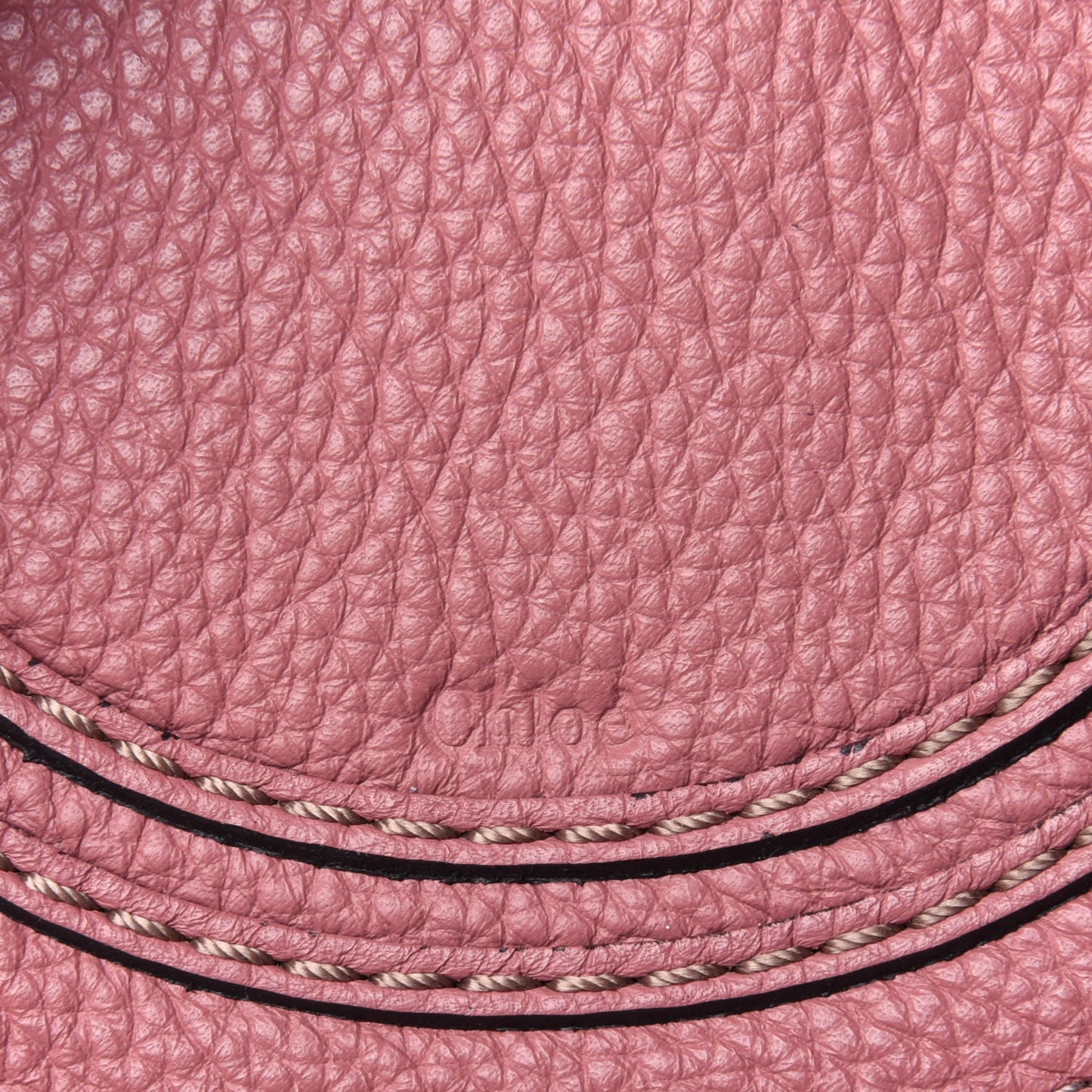 Calfskin Mini Marcie Round Crossbody Bag Rusty Pink