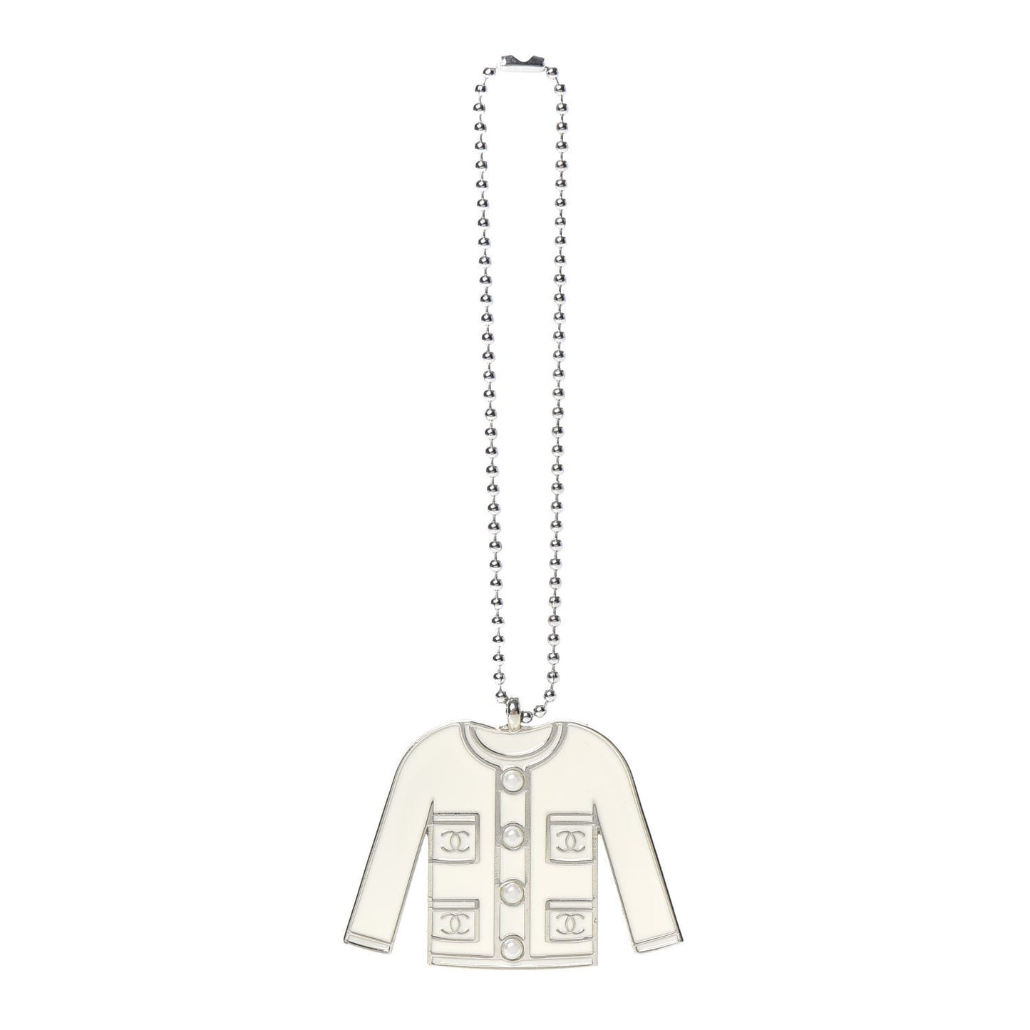 Pearl Enamel Blazer Jacket Charm