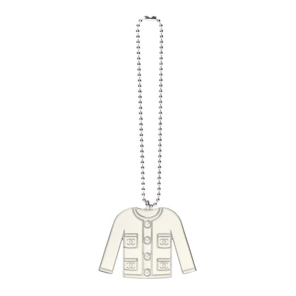 Chanel Pearl Enamel Blazer Jacket Charm 1 of 2