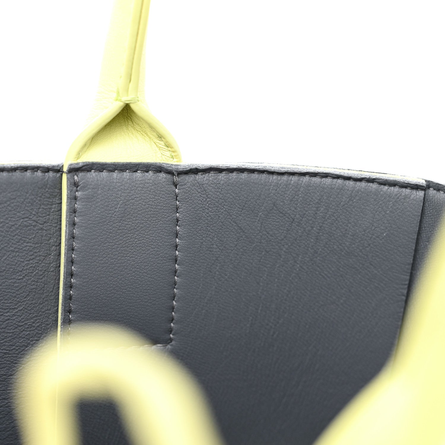 Bottega Veneta Nappa Maxi Intrecciato Small Arco Tote Lemon 12 of 12
