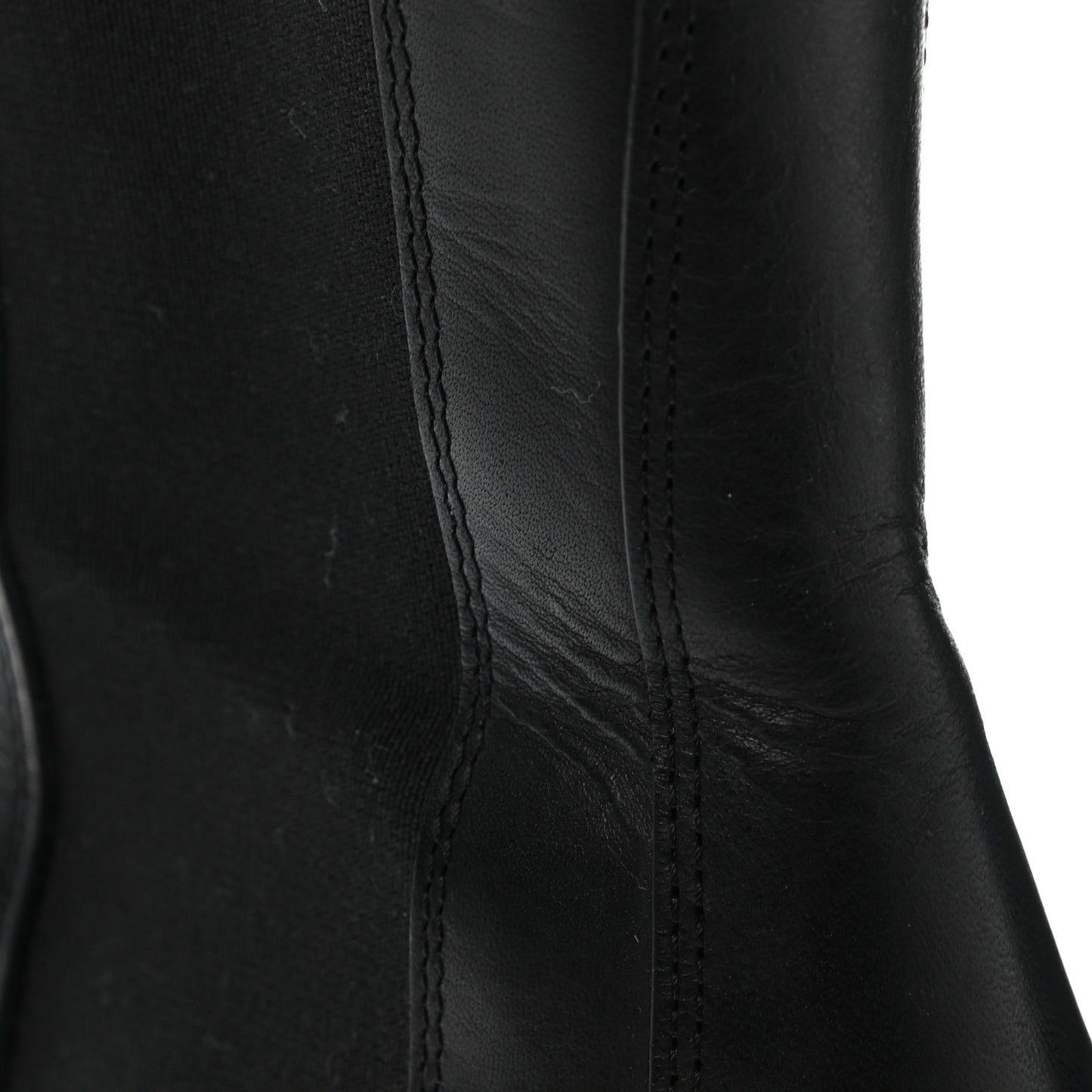 Calfskin The Flash Chelsea Boots 38 Black Grass
