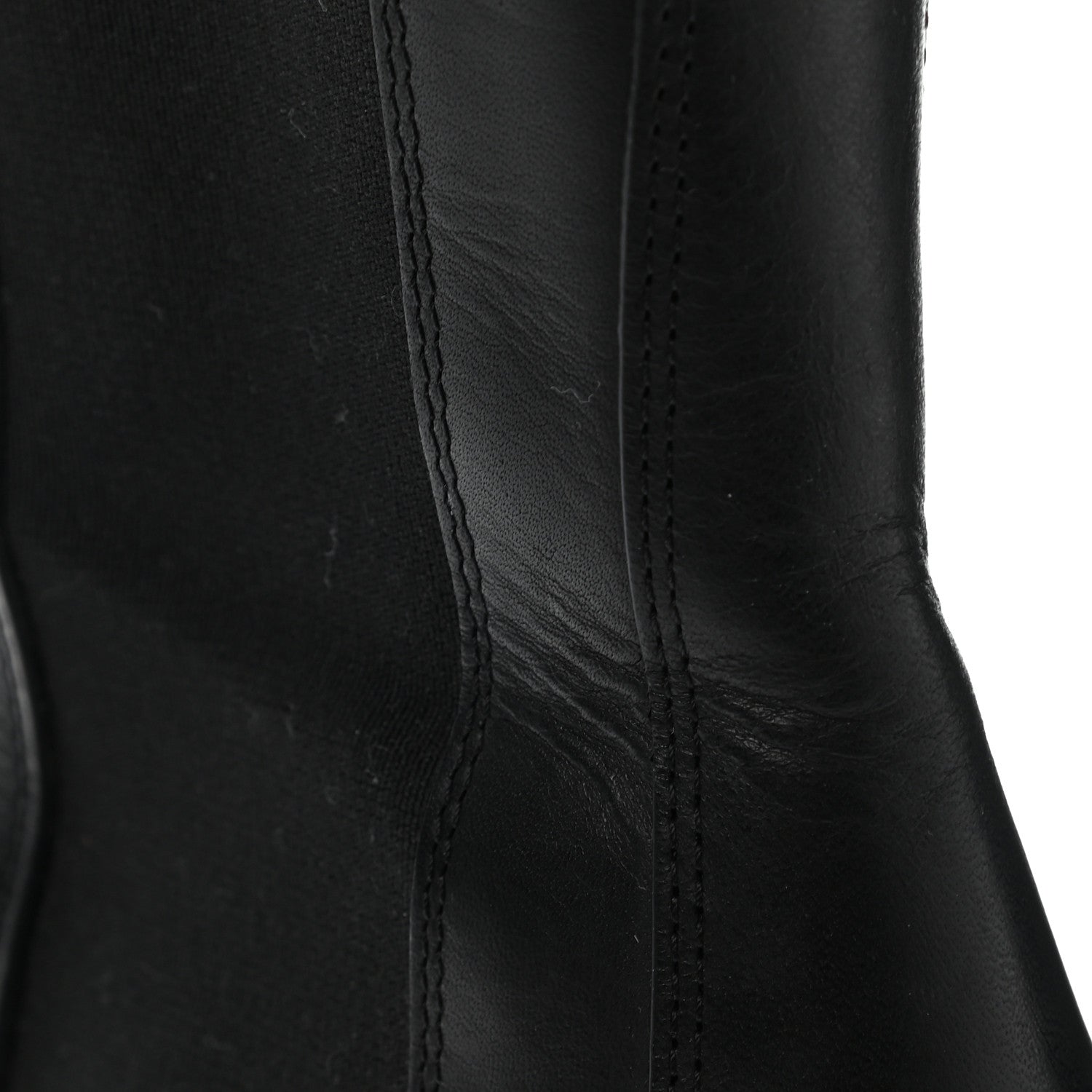 Bottega Veneta Calfskin The Flash Chelsea Boots 38 Black Grass 9 of 15