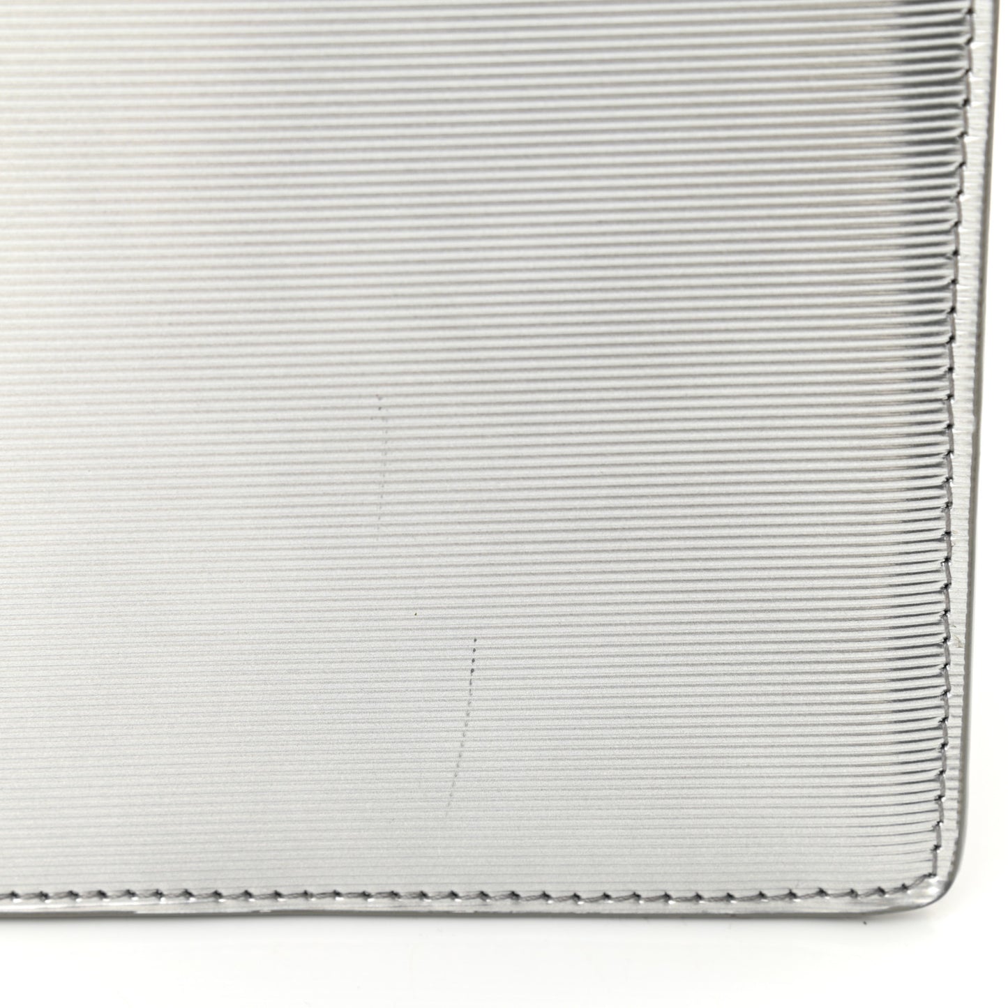 Specchio Calfskin Striped Medium Monogram Sunset Dark Silver