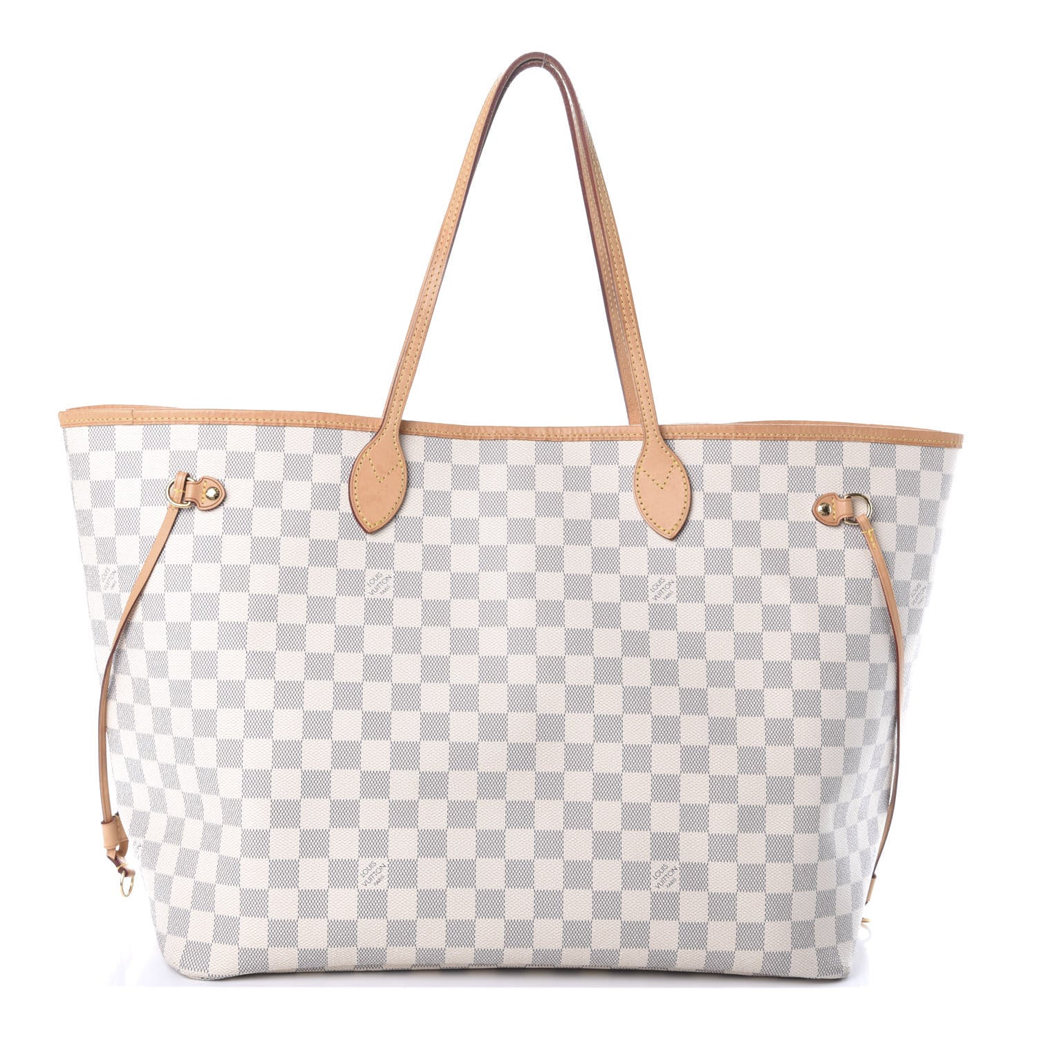Louis Vuitton Damier Azur Neo Neverfull GM Rose Ballerine 1 of 9