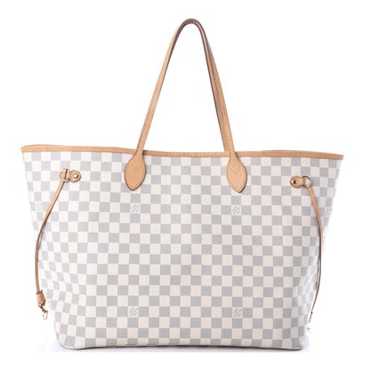 Louis Vuitton Damier Azur Neo Neverfull GM Rose Ballerine 1 of 9