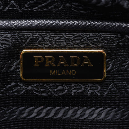 Prada Saffiano Lux Small Camera Crossbody Bag Black 6 of 9