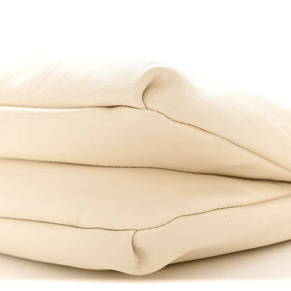 The Row Grained Calfskin Bourse Clutch Ivory 9 of 9