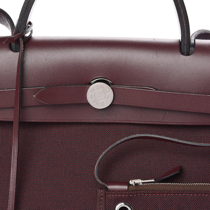 Hermes Vache Hunter Toile Officier Herbag Zip 31 PM Prune 11 of 13