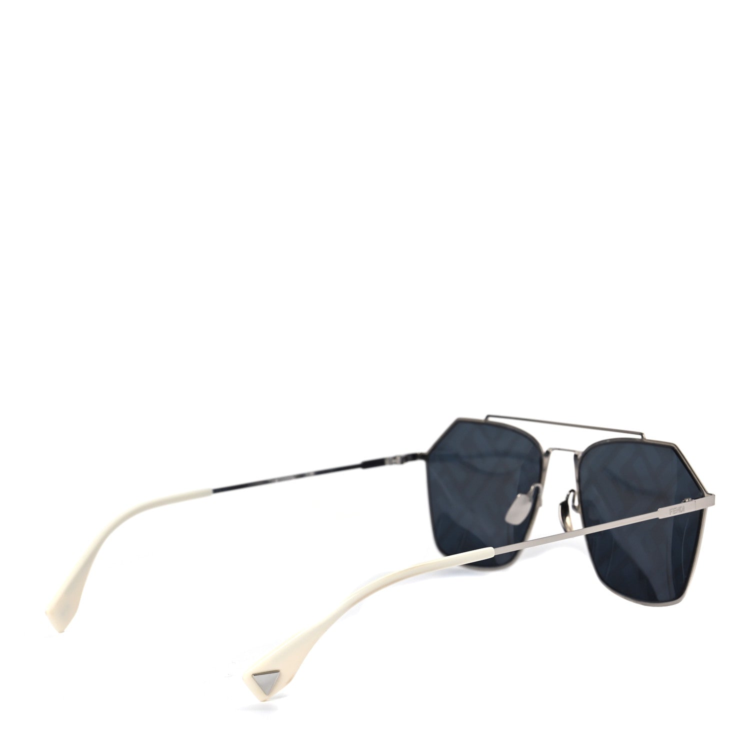 Fendi Metal Aviator Sunglasses FFM0022/S Silver 4 of 6