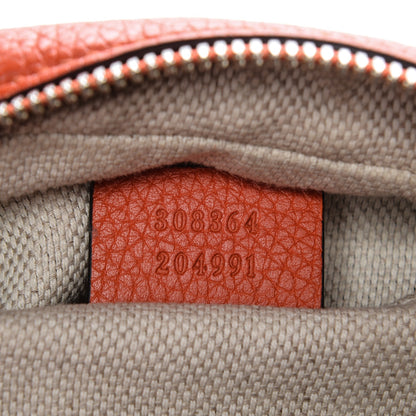 Gucci Pebbled Calfskin Small Soho Disco Bag Sun Orange 7 of 7