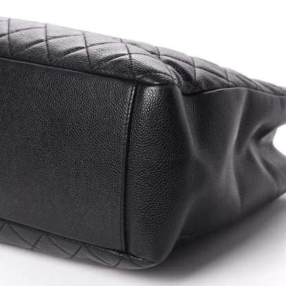 Chanel Caviar Quilted Grand Shopping Tote GST Black 7 of 10