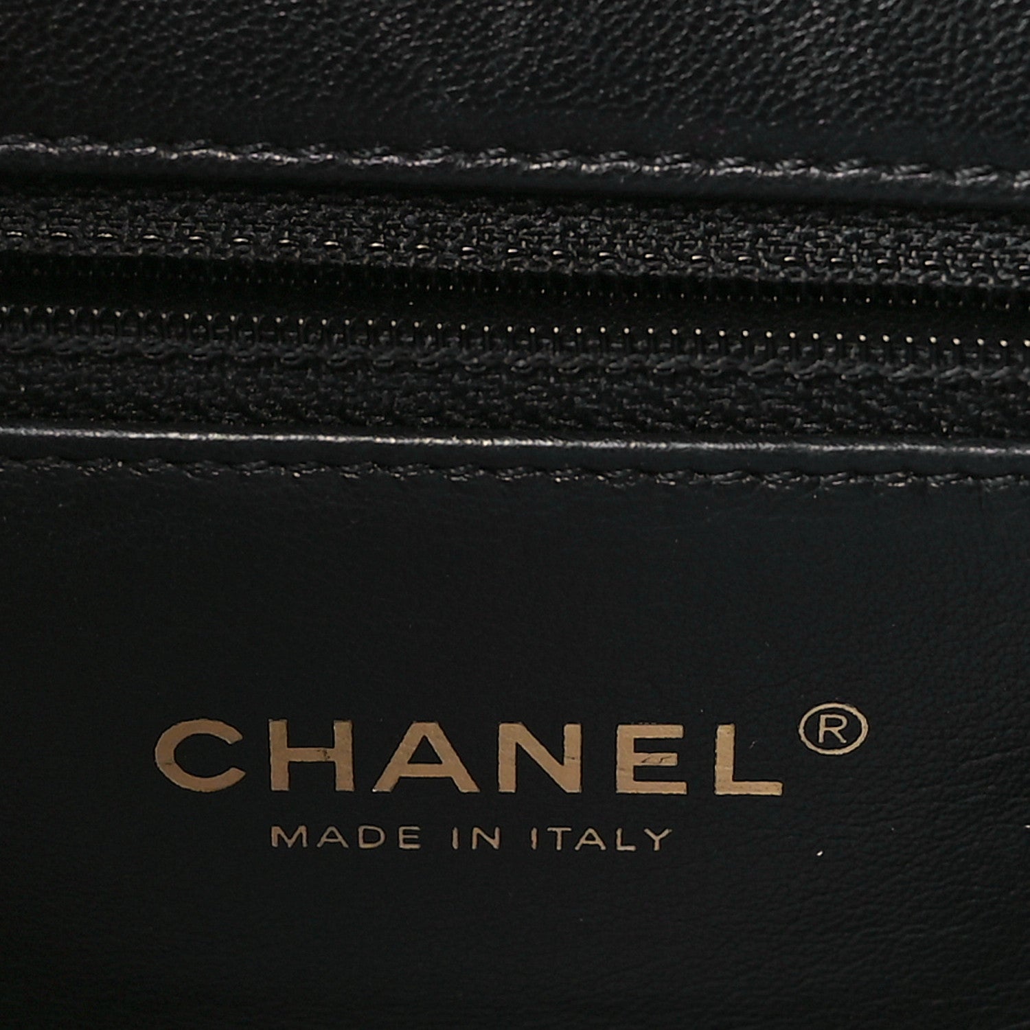 Chanel Lambskin Quilted Chaine Lettre Flap Black 6 of 11