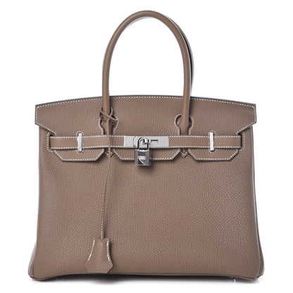 Hermes Togo Birkin 30 Etoupe 1 of 33