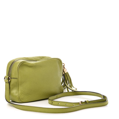 Gucci Pebbled Calfskin Small Soho Disco Bag Green 3 of 13