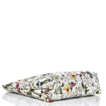 Gucci Canvas Flora Infinity Large Tote White 4 of 9