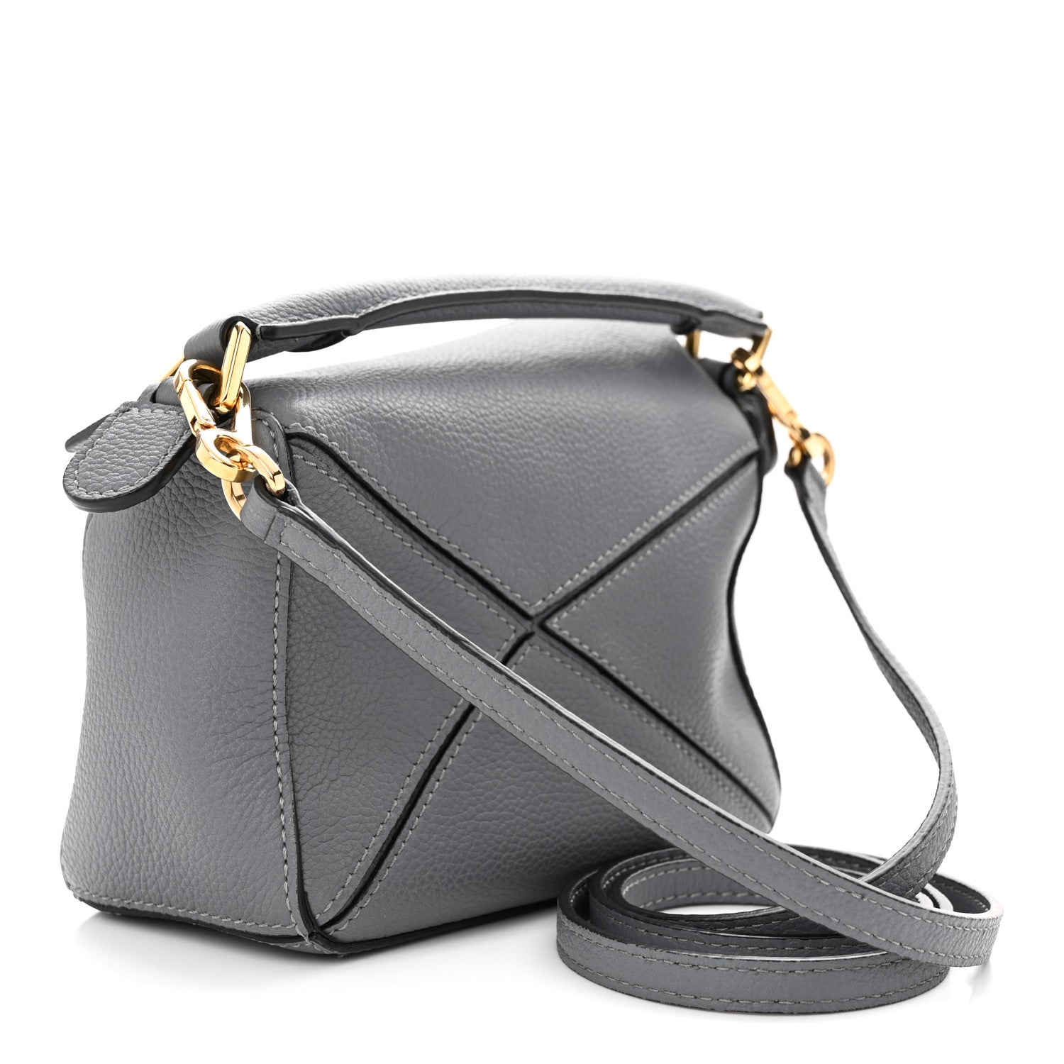 Loewe Calfskin Mini Puzzle Bag Asphalt Grey 3 of 10