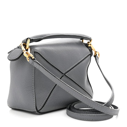 Loewe Calfskin Mini Puzzle Bag Asphalt Grey 3 of 10