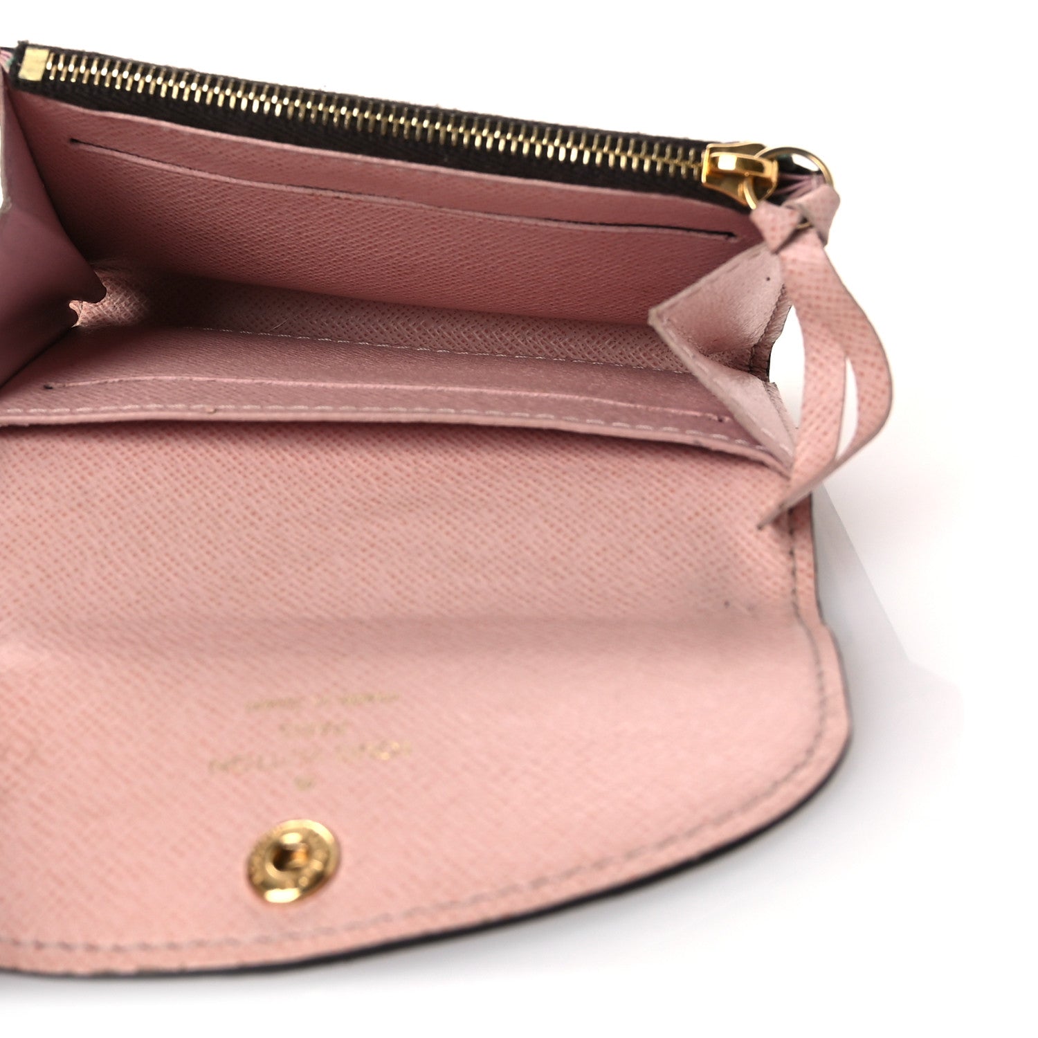Louis Vuitton Damier Ebene Rosalie Coin Purse Rose Ballerine 5 of 9