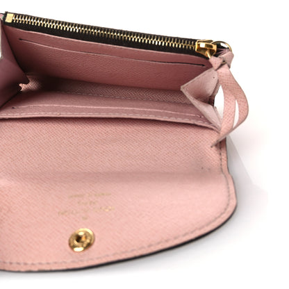 Louis Vuitton Damier Ebene Rosalie Coin Purse Rose Ballerine 5 of 9