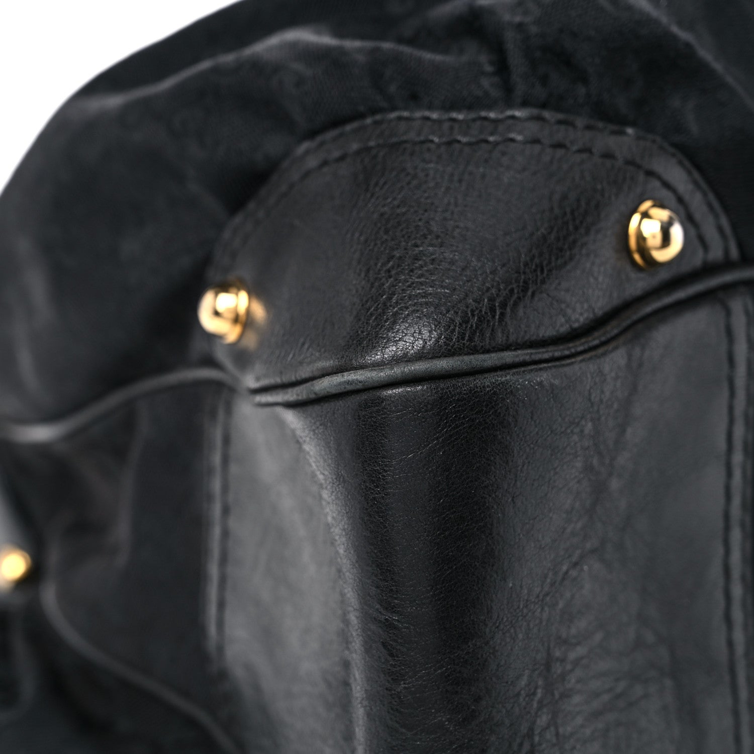 Gucci Monogram Large Jockey Hobo Black 11 of 25