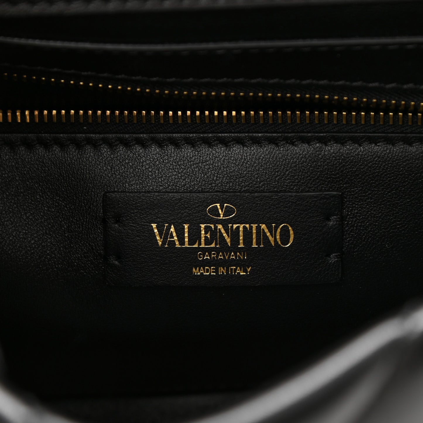 Nappa Medium Roman Stud Shoulder Bag Black