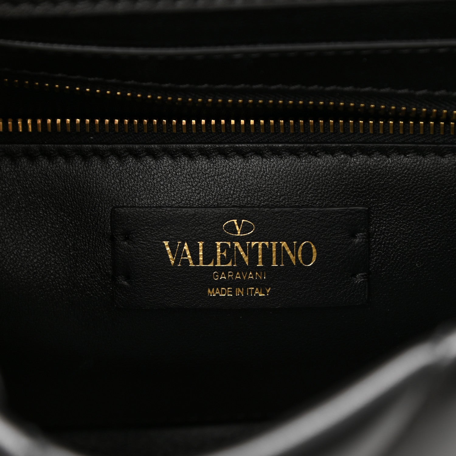 Valentino Garavani Nappa Medium Roman Stud Shoulder Bag Black 6 of 9