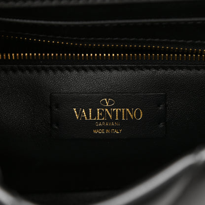 Valentino Garavani Nappa Medium Roman Stud Shoulder Bag Black 6 of 9